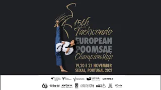 15th European Poomsae Championships Day 2 - Tatami 1