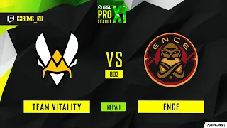 Team Vitality vs ENCE [Map 1, Mirage] (Best of 3) ESL Pro League | Groups