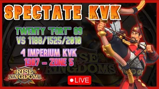 Spectate KvKs |Twenty "Fort" 89 vs. 1188/1525/2010| 4 Imperium with 1307| Rise of Kingdoms