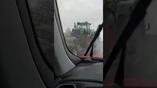 Fendt Tractor - Oversized Load - Oregon Farm Life  #farming #harvest #shorts #agriculture #farm