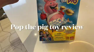 Pop the pig unboxing and family playing fun game