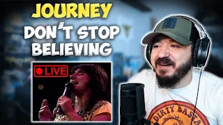 JOURNEY - Don't Stop Believin' (Live 1981: Escape Tour) | REACTION