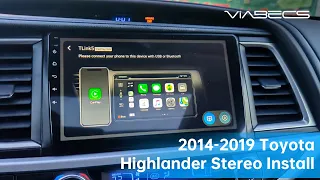 Upgrade Your 2014-2019 Toyota Highlander Stereo System with ViaBecs Wireless Carplay Radio