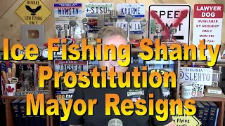 Ice Fishing Shanty Prostitution Mayor Resigns