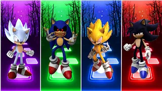 Dark Sonic - Sonic Exe - Fleetway Super Sonic - Hyper Sonic | Tiles Hop EDM Rush