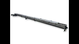 Used 12" Dia. X 34' L Stainless Steel Screw Conveyor