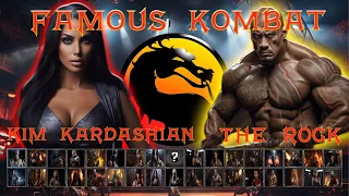 Celebrity Mortal Kombat V - Most Famous #celebritymortalkombat