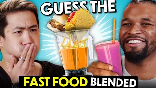 Can We Guess The Fast Food…Blended? (White Castle, Taco Bell, Domino's Pizza )