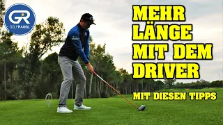 MEHR LÄNGE MIT DEM DRIVER - 60 METER MEHR DISTANZ BEI DEN DRIVES