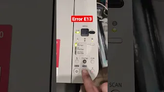Canon printer error E13