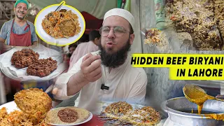 EXPLORING HIDDEN FOOD PLACES IN LAHORE | HIDDEN BEEF BIRYANI AND CHAPLI KABAB