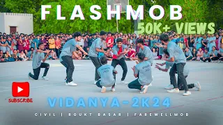 Civil Flashmob | Vidanya 2k24 | Rgukt Basar | Farewell Mob