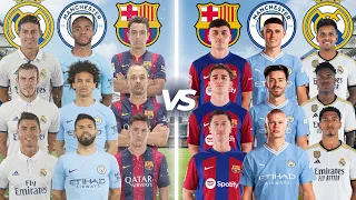 2016 Madrid & Man City & Barcelona 🆚 2024 Barcelona & Man City & Madrid (Ronaldo, Messi, Bellingham)