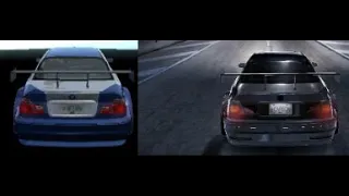 NFS Most Wanted BMW M3 GTR VS NFS Carbon BMW M3 GTR Top Speed Comparison