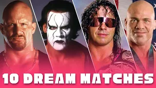 Top Ten Wrestling Dream Matches of All-Time | WWE, AEW, WCW, Japan, TNA
