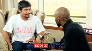 Manny Pacquiao singing with Johnny Nelson