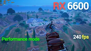 RX 6600 | Ryzen 5 3600 | Fortnite Chapter 5 | Performance Mode