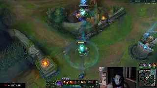 Taric jungle heals Tyler1 to FULL HP at  LVL 3???