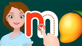 Phonics ABC Alphabets m - m for Mango ABC Videos with Sound ABC Song