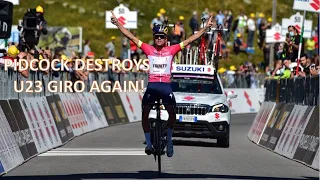 Pidcock Drops THE HAMMER PART 2 / u23 GIRO STAGE 7