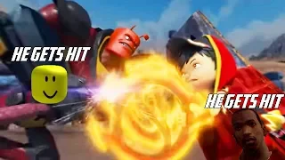 Roblox Death Sound Ft. CJ : BoBoiBoy vs Borara