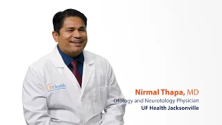 Otolaryngology at UF Health Jacksonville by Dr. Nirmal Thapa