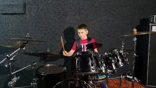 Queen  - Show Must Go On  Drum Cover by Denys Popov (8 years)