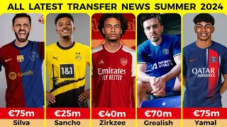 LATEST TRANSFER NEWS SUMMER 2024| CONFIRMED TRANSFERS AND RUMOURS 2024