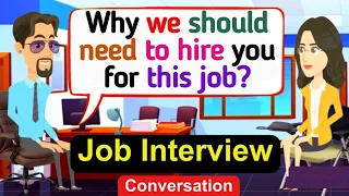 Job Interview in English | Improve English Speaking Skills Everyday | English Conversation Practice