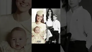 Wales family through the years #short #princewilliam #kate #princegeorge #charlotte #princelouis