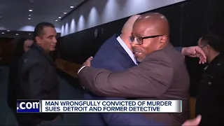 Man wrongfully convicted of murder sues Detroit and former detective