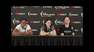 New York Liberty 2023 WNBA Finals Game 1 Press Conference ~10/8/23