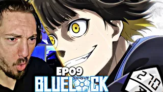 TEAM Z AWAKENS!! Blue Lock Episode 9 | BACHIRA IS CRAZY(Reaction)⬇️⬇️