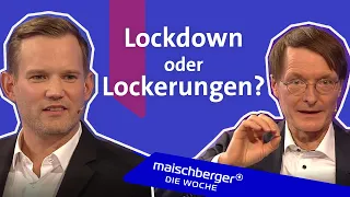 Lauterbach: Mutationen möglich, gegen die es keine Impfung gibt | maischberger. die woche | 27.1.21