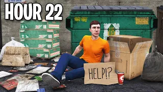 I Spent 24 Hours as Homeless in GTA 5 RP