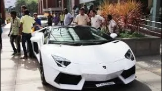 Lamborghini car Public reactions in India (Bangalore)