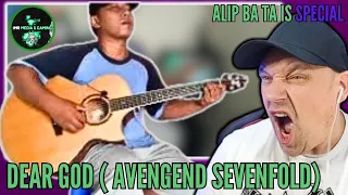 ALIP BA TA Plays Dear God ( AVENGED SEVENFOLD ) [ Reaction ] |