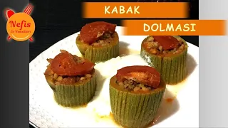 Kabak Dolması Tarifi | The Best Stuffed Zucchini (Turkish)