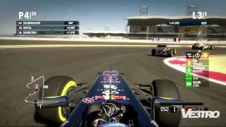 F1 2012 - Red Bull Bahrain International Circuit Gameplay