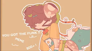 YOU GOT THE FUNK !! //ANIMATION MEME // 800+