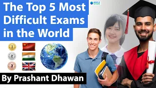 Top 5 Toughest Exams in the World | Where do India's IIT and UPSC exam stand?