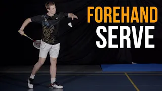 Badminton Forehand Serve Tutorial