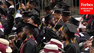 BREAKING NEWS: Some Students At Morehouse Graduation Turn Their Backs To President Biden