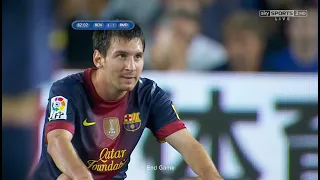 Lionel Messi vs Real Madrid 2012 Spanish Super Cup First Leg English Commentary