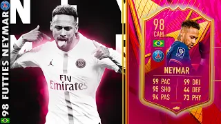 98 FUTTIES NEYMAR PLAYER REVIEW - FIFA 22 ULTIMATE TEAM