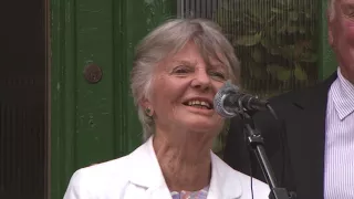 Susanna Rougier at Georgette Heyer Blue Plaque unveiling