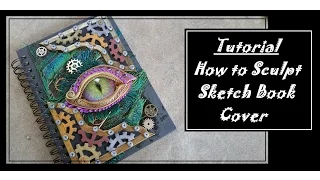 How to Polymerclay Journal Cover