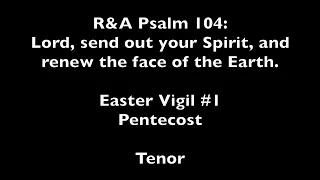 R&A Psalm 104 | Tenor