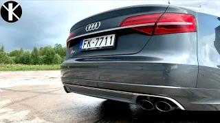 Audi S8 4.0 BiTurbo - ДИНАМИКА и КОМФОРТ