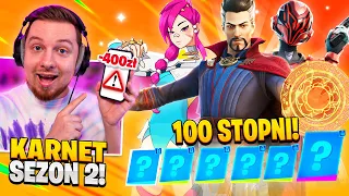 100 STOPNI KARNETU w SEZON 2 w Fortnite! (KONKURS!)